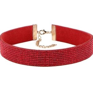 NIP Bohemian Crystal Velvet Choker